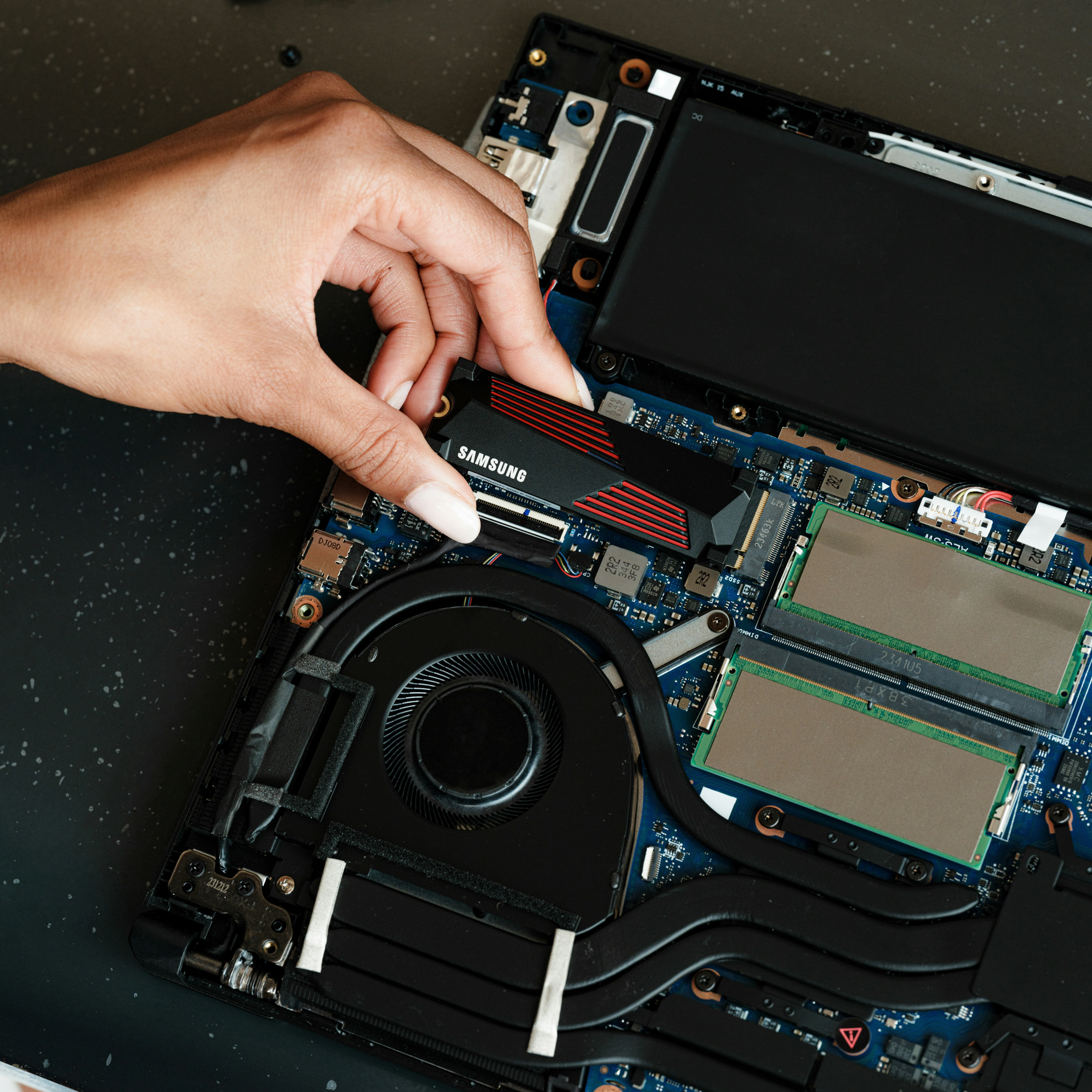 Onderhoud aan een server